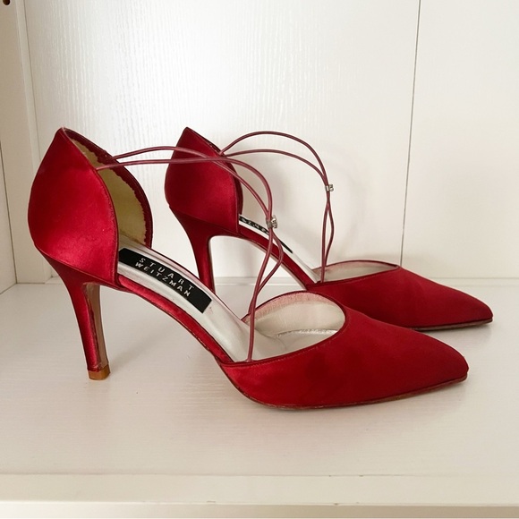 Vintage Stuart Weitzman Red Heels - Picture 3 of 6